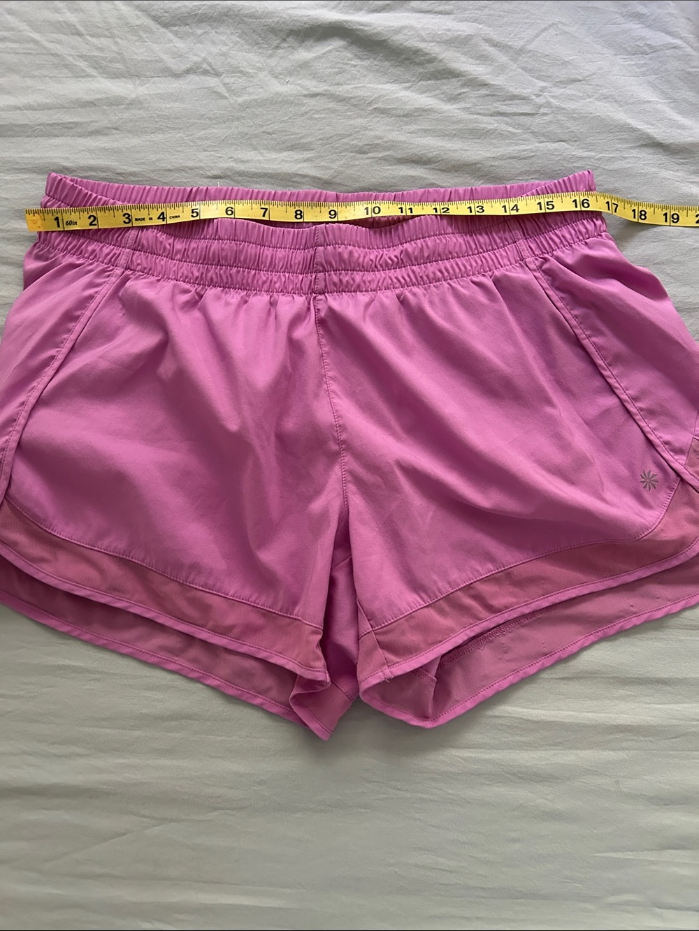 Athleta Pink Athletic Shorts with Side Pockets